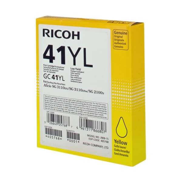 Cartuccia RHGC41Y RICOH giallo 2200 PAGINE - originale | stampaperfetta.it