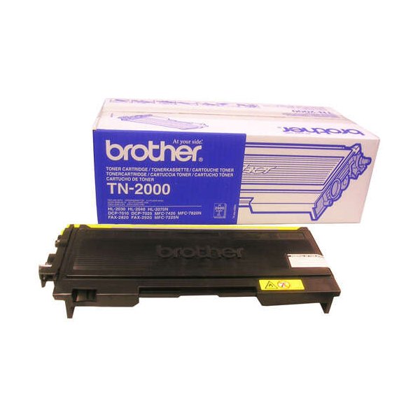 Toner TN-2000 BROTHER nero 2500 PAGINE - originale | stampaperfetta.it