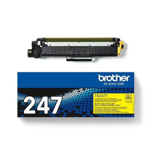 Toner TN-247Y BROTHER giallo 2300 PAGINE - originale | stampaperfetta.it