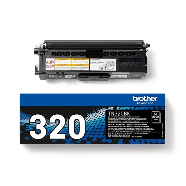 Toner TN-320BK BROTHER nero 4000 PAGINE - originale | stampaperfetta.it
