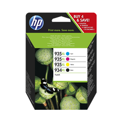 Multipack cartucce X4E14AE HP 4 colori 1000+3X825 PAGINE - originale | stampaperfetta.it
