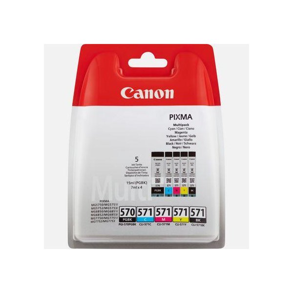 Multipack cartucce 0372C004 CANON 5 colori 15 ML - originale | stampaperfetta.it