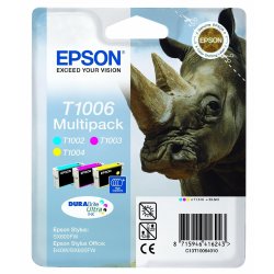 Multipack cartucce C13T10064010 EPSON 3 colori - originale | stampaperfetta.it