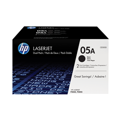 Multipack toner CE505D HP nero 2X2300 PAGINE - originale | stampaperfetta.it
