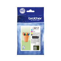 Multipack cartucce LC-3217VALDR BROTHER 4 colori 4X550 PAGINE - originale | stampaperfetta.it