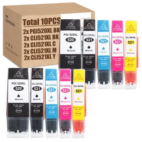Multipack cartucce CLI-521CMY CANON 3 colori 3X446 PAGINE - compatibile | stampaperfetta.it