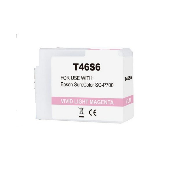 Cartuccia C13T46S600 EPSON magenta chiaro 25ML - compatibile | stampaperfetta.it