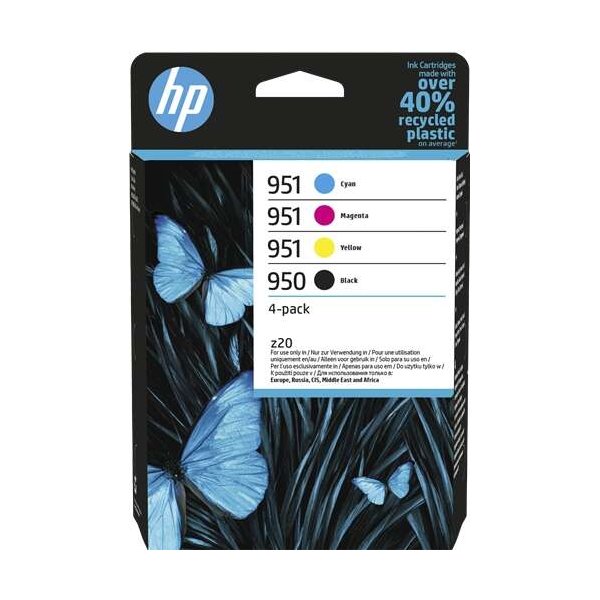 Multipack cartucce 6ZC65AE HP 4 colori - originale | stampaperfetta.it