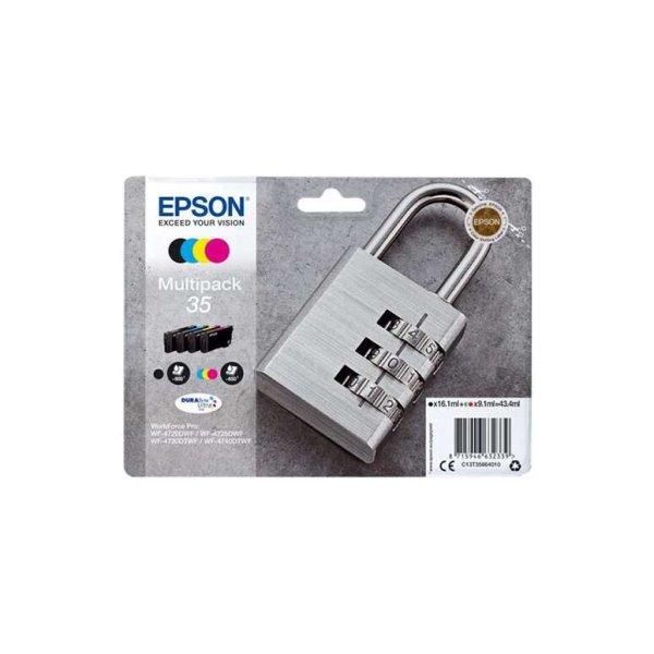 Multipack cartucce C13T35864010 EPSON 4 colori 950+3X650 PAGINE - originale | stampaperfetta.it