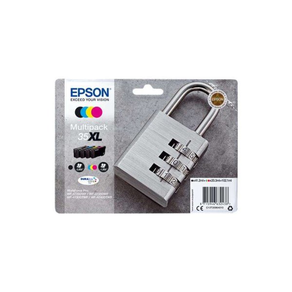 Multipack cartucce C13T35964010 EPSON 4 colori 2600+3X1900 PAGINE - originale | stampaperfetta.it
