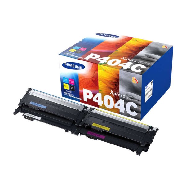 Multipack toner CLT-P404C SAMSUNG 4 colori 1500+3X1000 PAGINE - originale | stampaperfetta.it