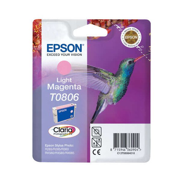 Cartuccia C13T08064010 EPSON magenta chiaro 685 PAGINE - originale | stampaperfetta.it