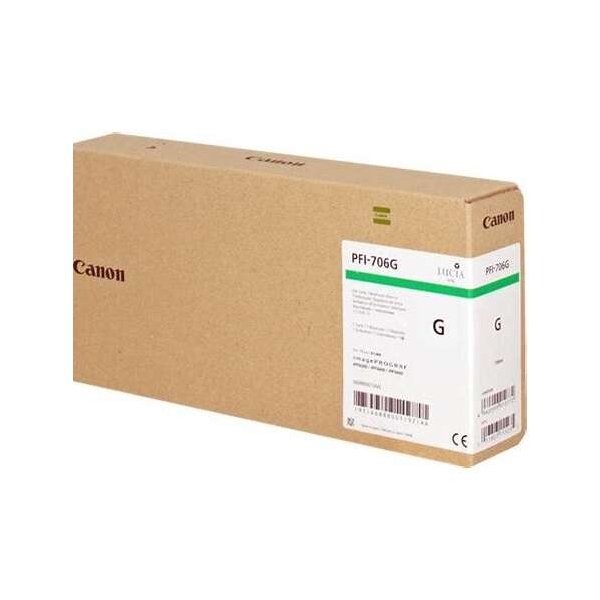 Cartuccia PFI-706G CANON verde 3000 PAGINE - originale | stampaperfetta.it