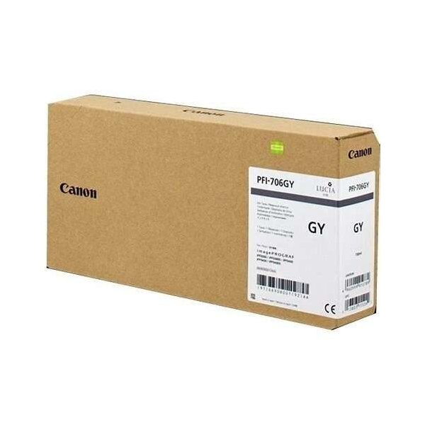 Cartuccia PFI-706GY CANON grigio 3000 PAGINE - originale | stampaperfetta.it