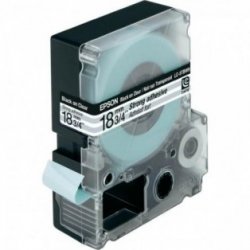 Nastri C53S626409 EPSON nero su trasparente 18MMX9MT - compatibile | stampaperfetta.it