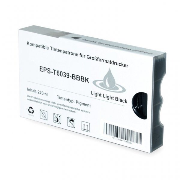 Cartuccia C13T603900 EPSON nero molto chiaro 220 ML - compatibile | stampaperfetta.it