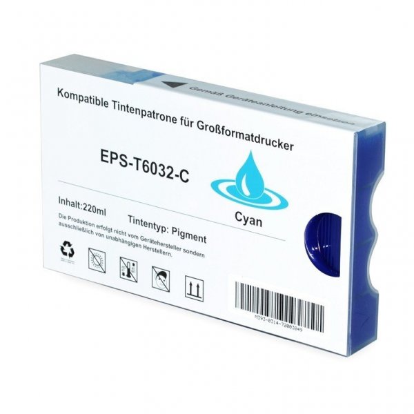 Cartuccia C13T603200 EPSON ciano 220 ML - compatibile | stampaperfetta.it