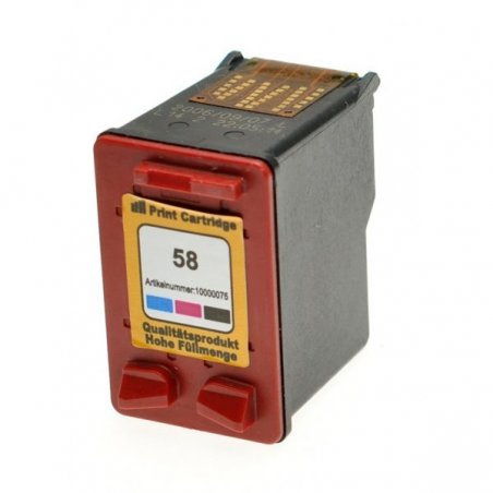 Cartuccia compatibile HP C6658AE (58) - 3 colori photo - 125 pagine