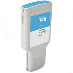 Cartuccia P2V80A HP ciano 300 ML - compatibile | stampaperfetta.it