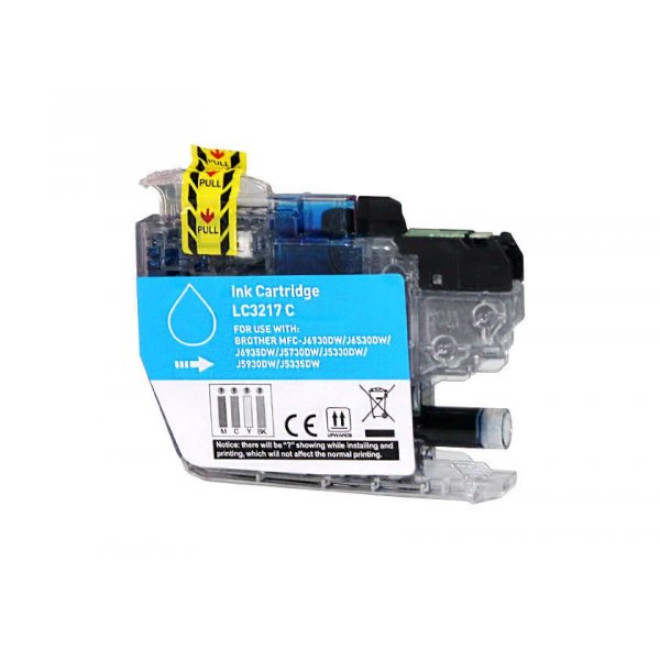 Cartuccia LC-3217C BROTHER ciano 550 PAGINE - compatibile | stampaperfetta.it