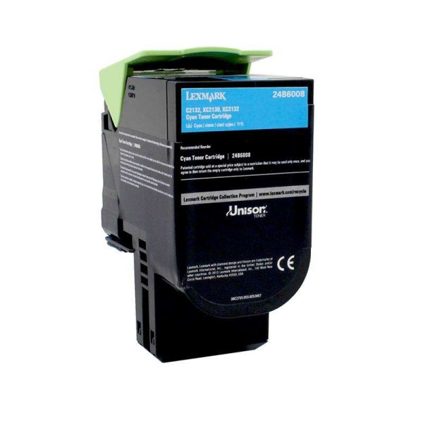 Toner 24B6008 LEXMARK ciano 3000 PAGINE - originale | stampaperfetta.it