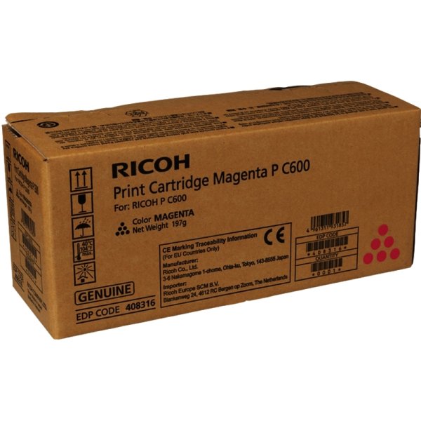 Toner 408316 RICOH magenta 12000 PAGINE - originale | stampaperfetta.it